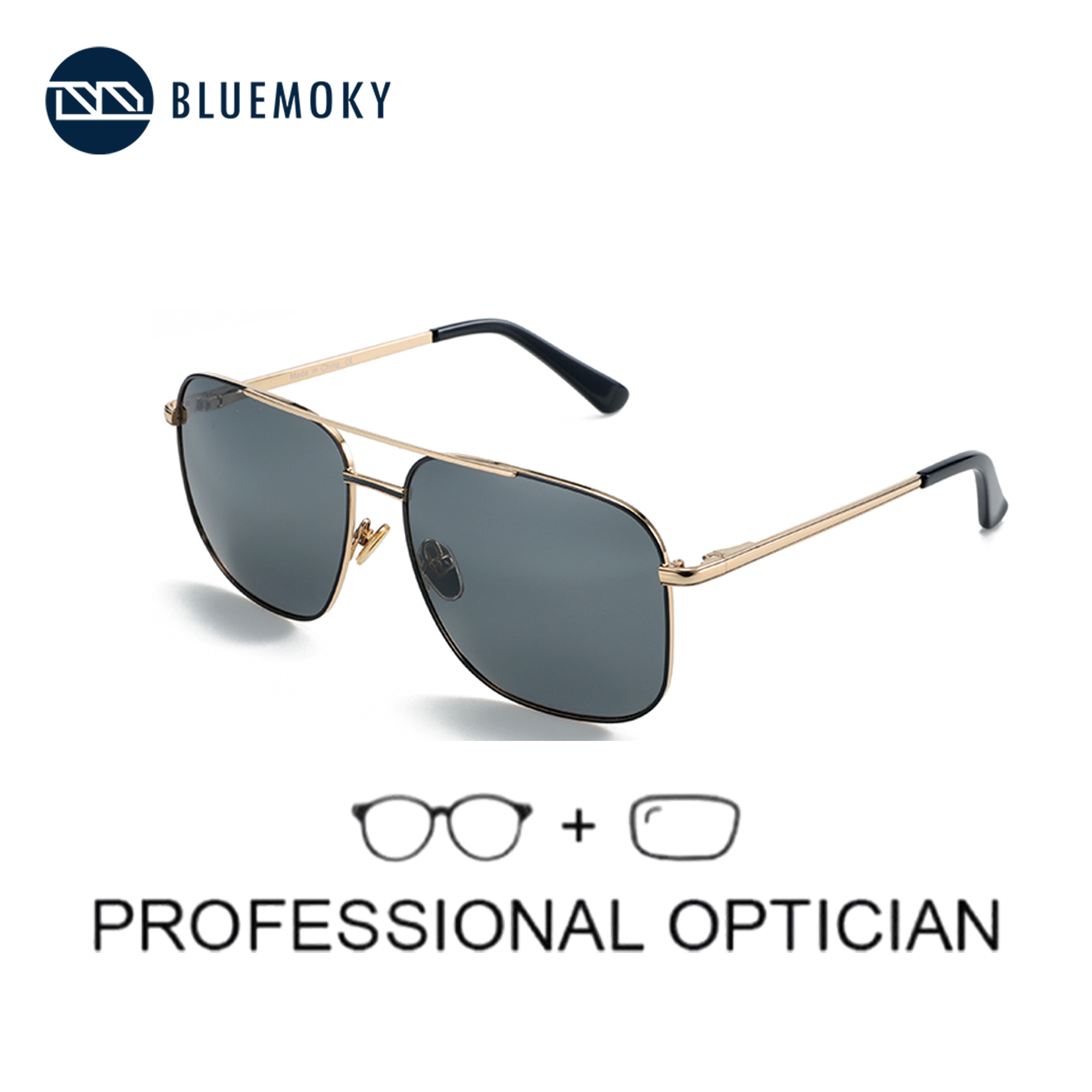 Sunglasses Aviator Polarized - Bluemoky aviador polarizado prescrição óculos de