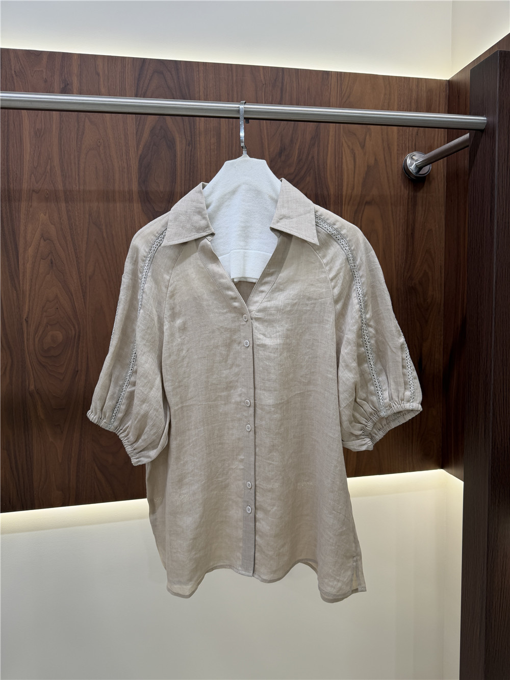 Conjunto Casual Feminino de Ca - Short Linen Drawstring avaliação e preço