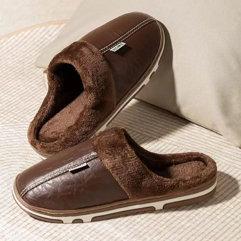 Chinelos de Inverno Masculinos - Flip Flop Leather Men avaliação e preço