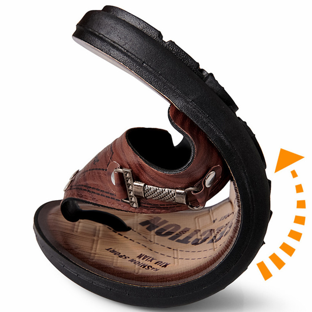 Chinelos de Couro Masculinos,  - Flip Flop Leather Men avaliação e preço