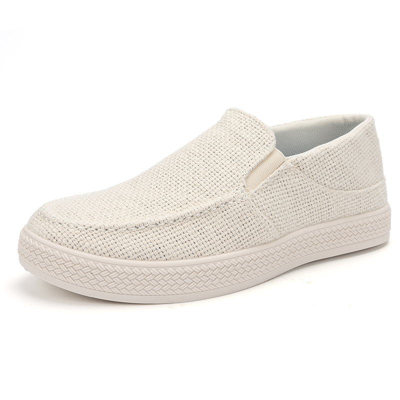 Sapatos masculinos de linho, e - Espadrille Slip On avaliação e preço