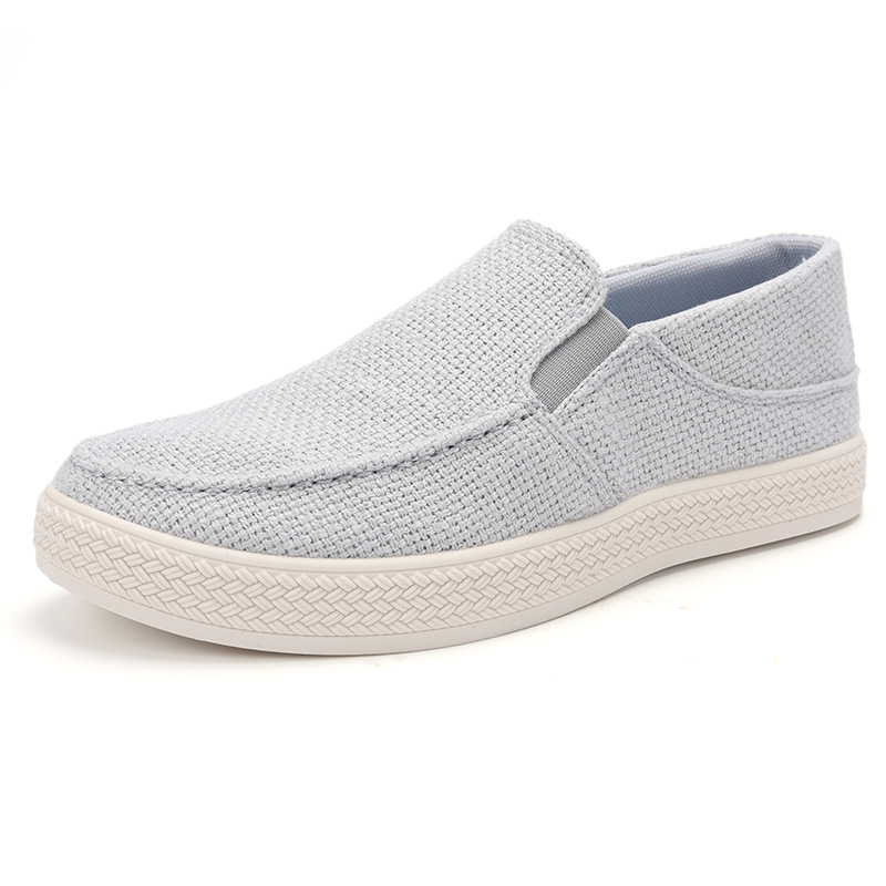 Sapatos masculinos de linho, e - Espadrille Slip On avaliação e preço